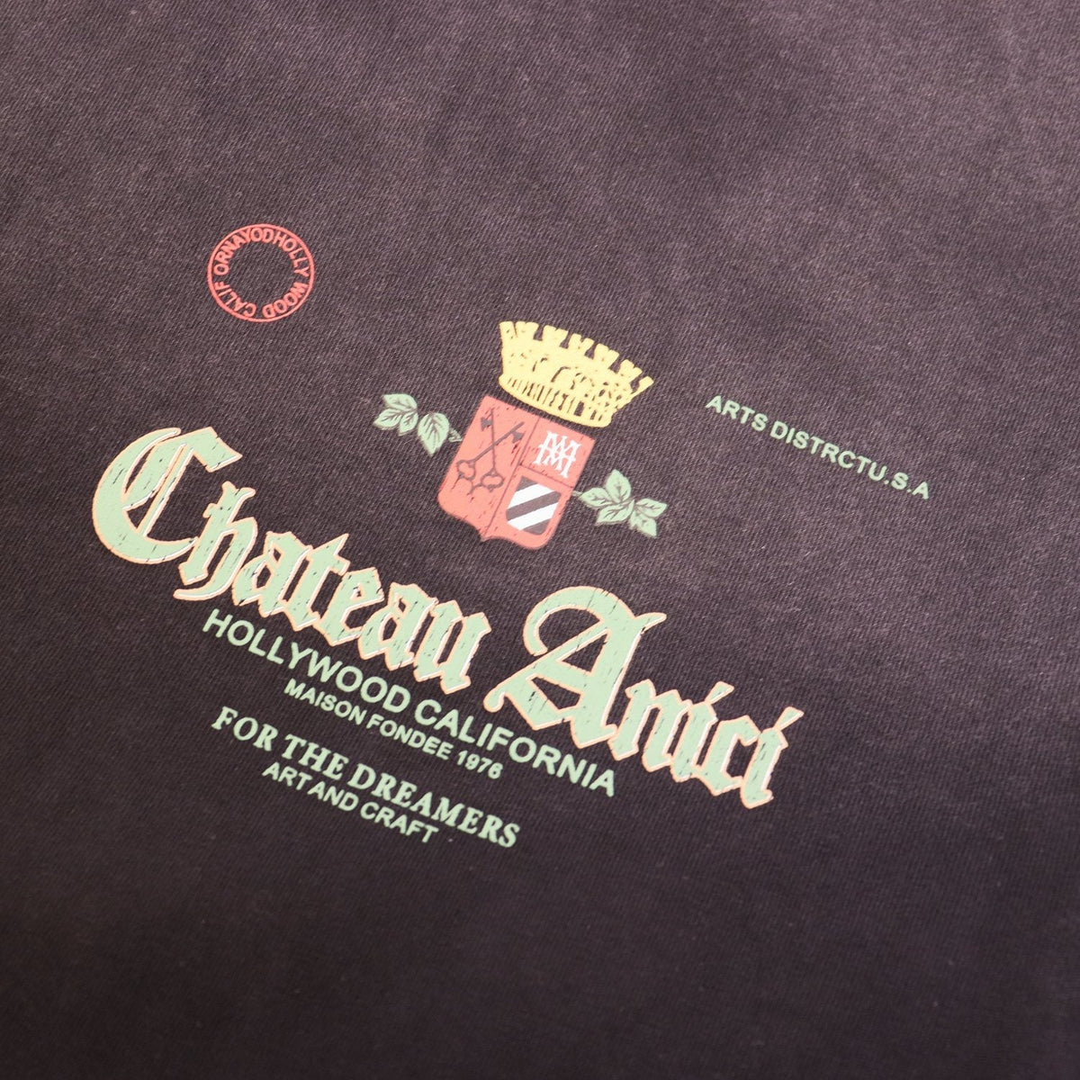 AMIRI Chateau Graphic T-Shirt — detail