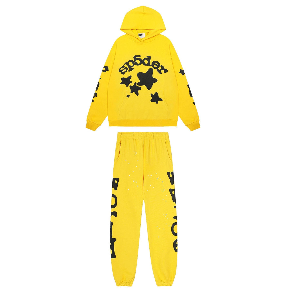 Sp5der Star Graphic Hoodie & Jogger Matching Set — hero