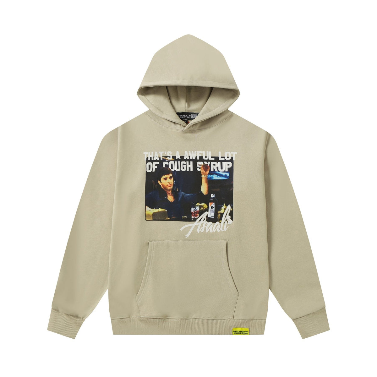 THAT'S A AWFUL LOT OF COUGH SYRUP Photo Graphic Pullover Hoodie — front